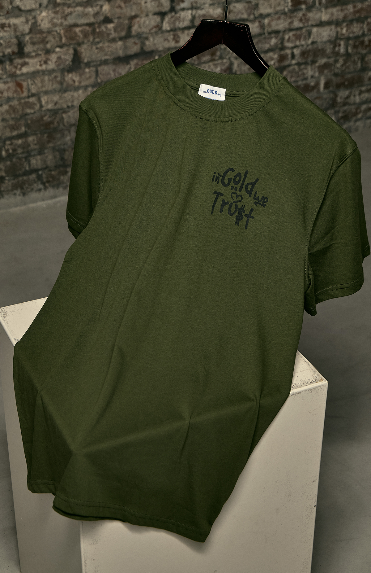 De Graffiti Tee Green