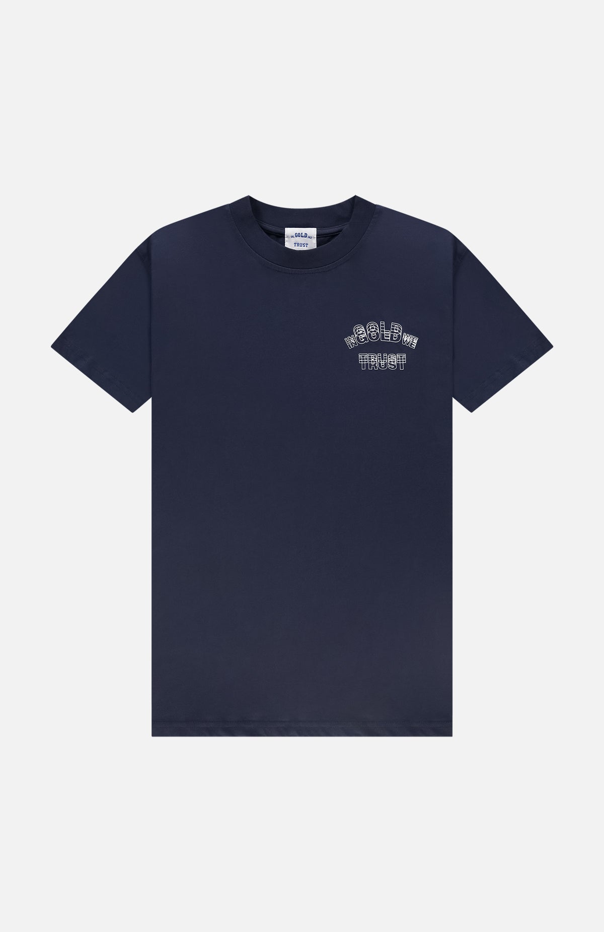 De Lijnen T-shirt Blauw