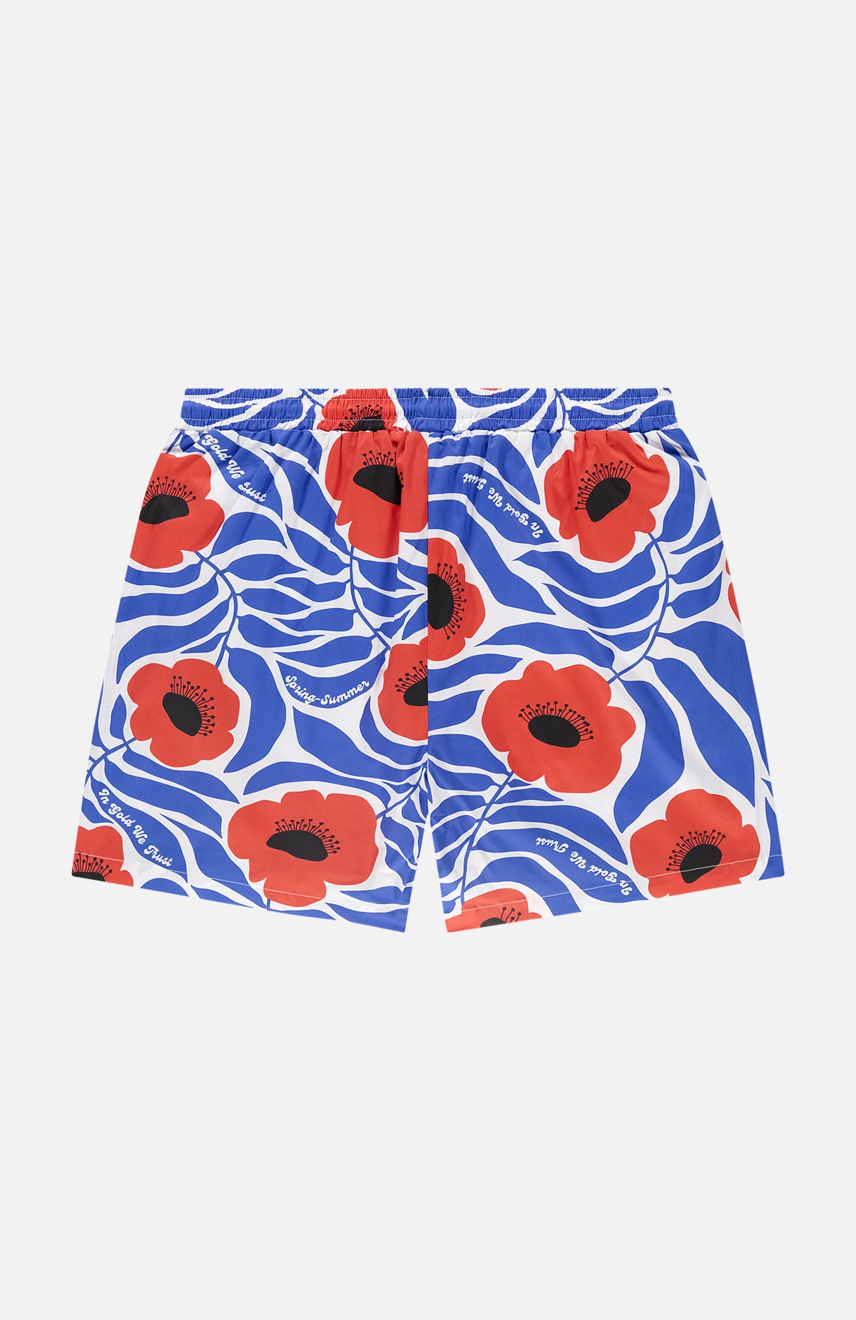 De zwemshort met bloem