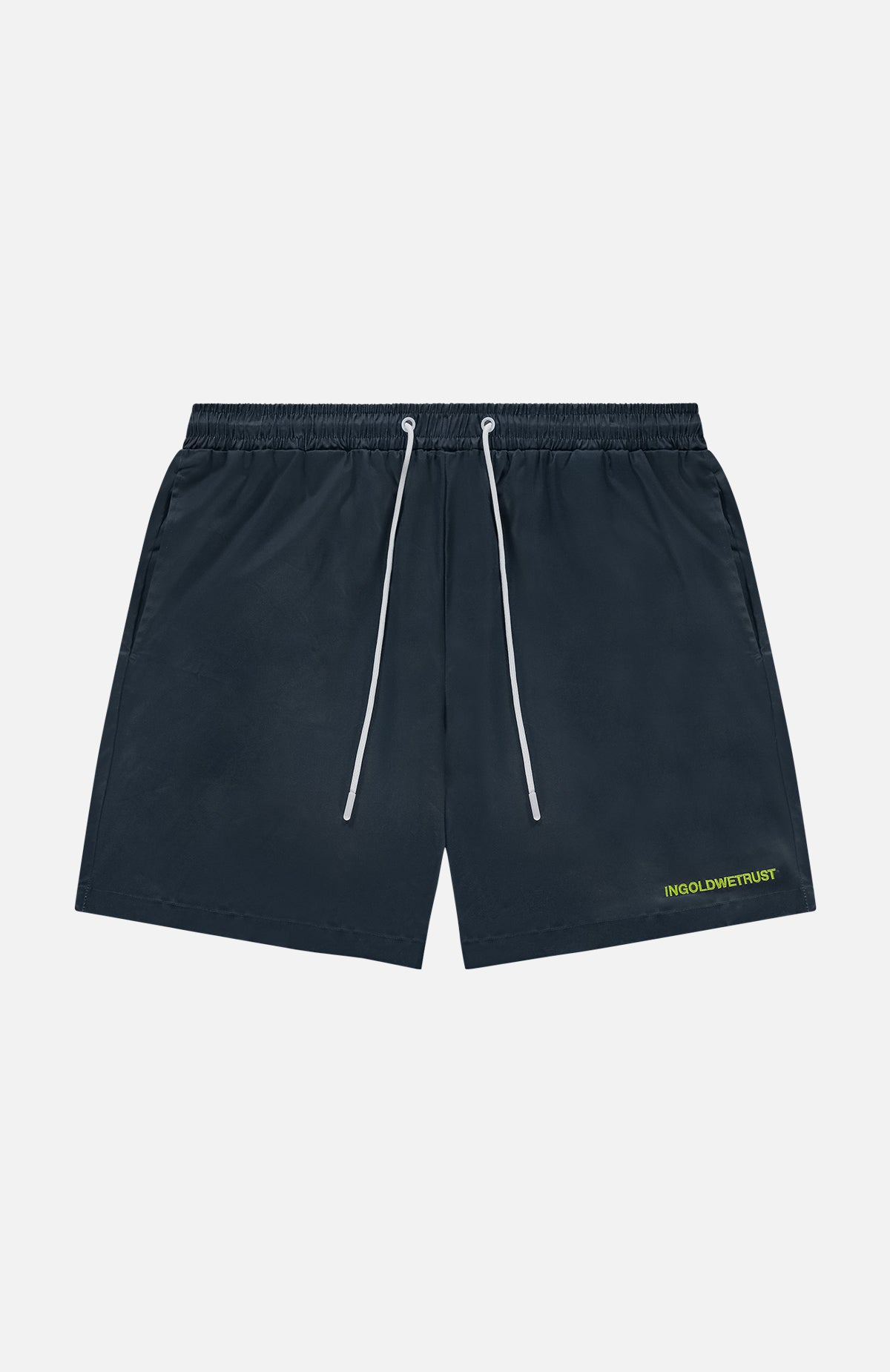 De rechte zwemshort donkerblauw
