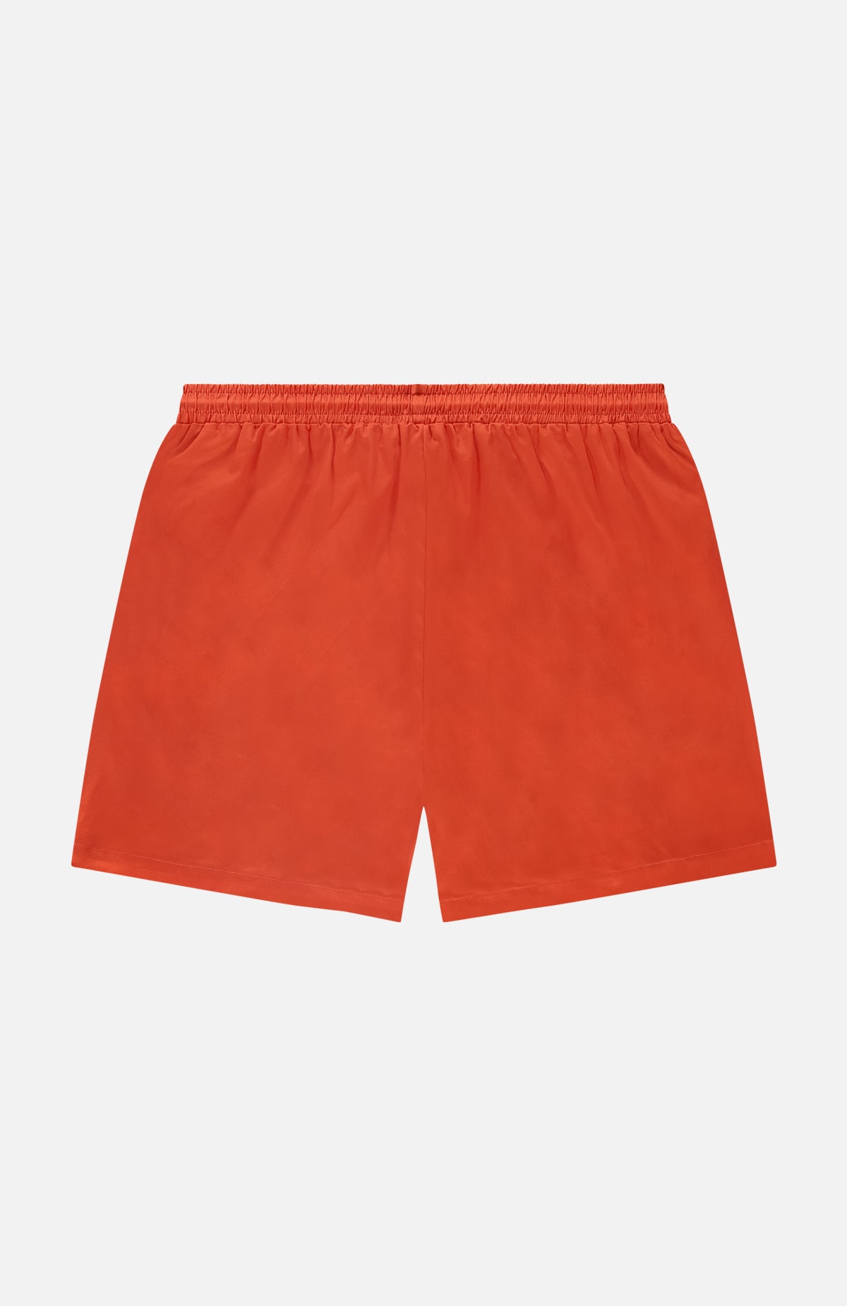 De rechte zwemshort oranje