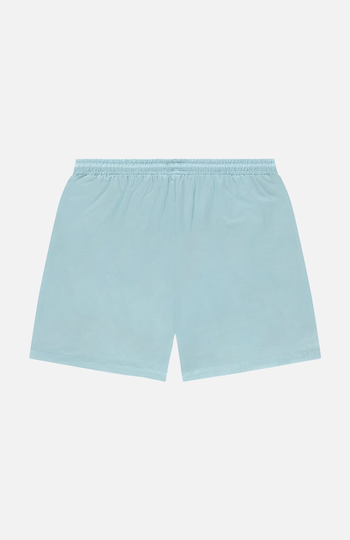 De rechte zwemshort babyblauw