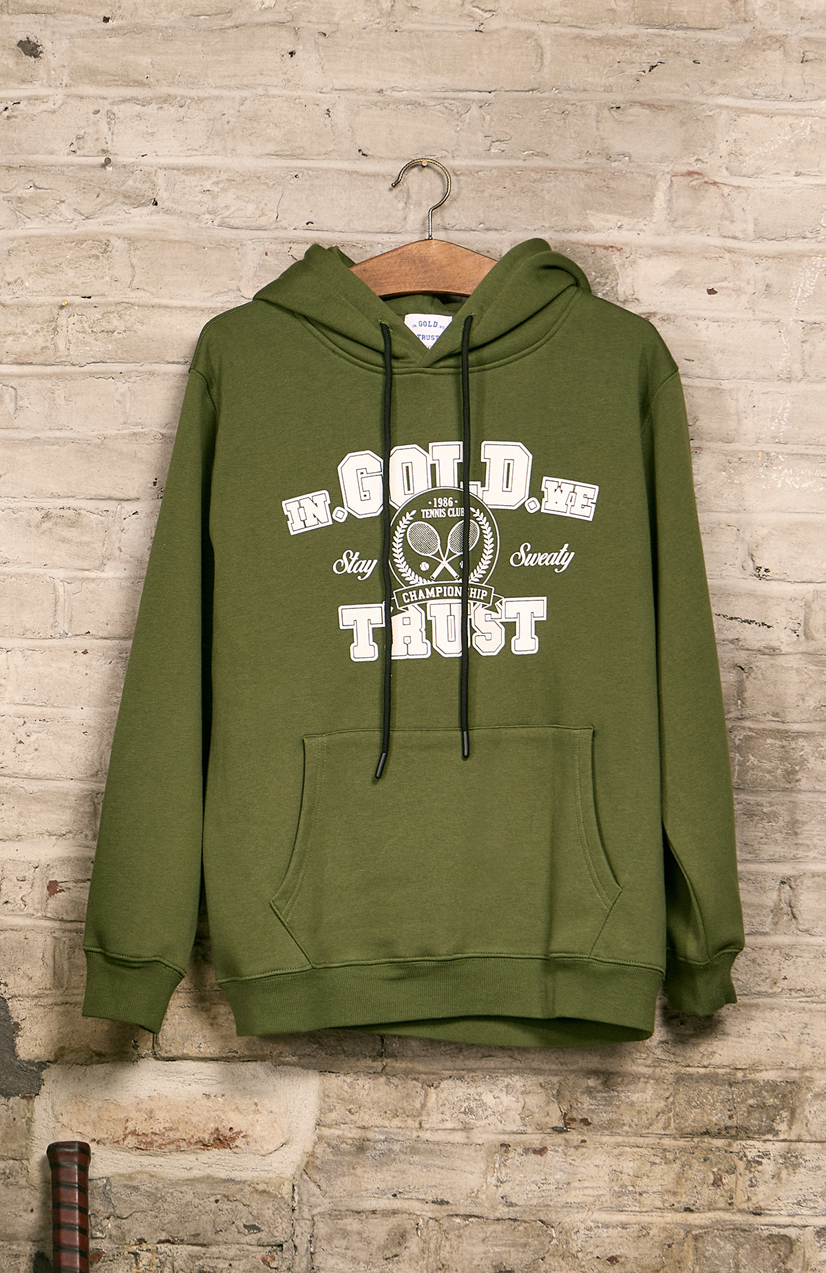 De Tennis Hoodie Groen