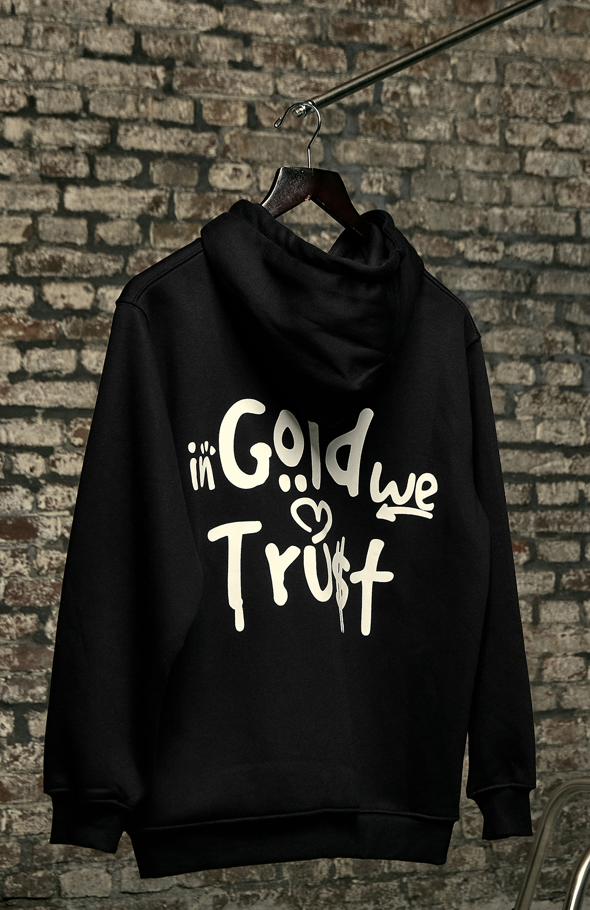 De Graffiti Hoodie Zwart